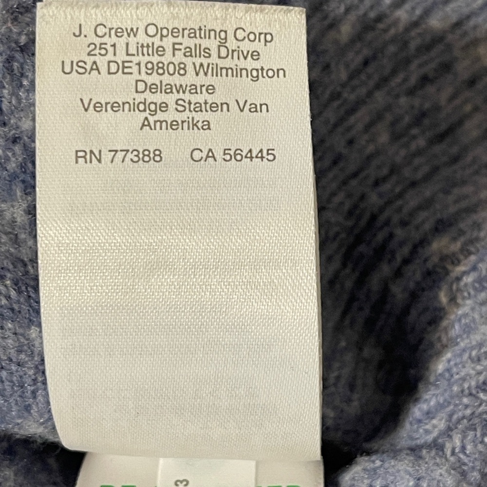 J. Crew Gray Merino Wool Alpaca Blend Sweater Pullover Cozy Grunge Preppy Large - Picture 8 of 11